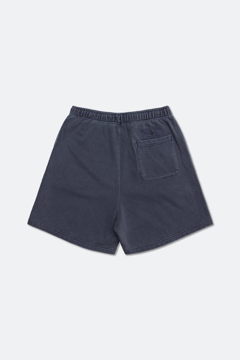 GROCERY x Aim Higher Club WASHED SWEAT SHORTS/ BLUE - GROGROCERY