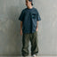 GROCERY x M.ATO WASHED PATCHWORK POCKET TEE/ BLUE - GROGROCERY