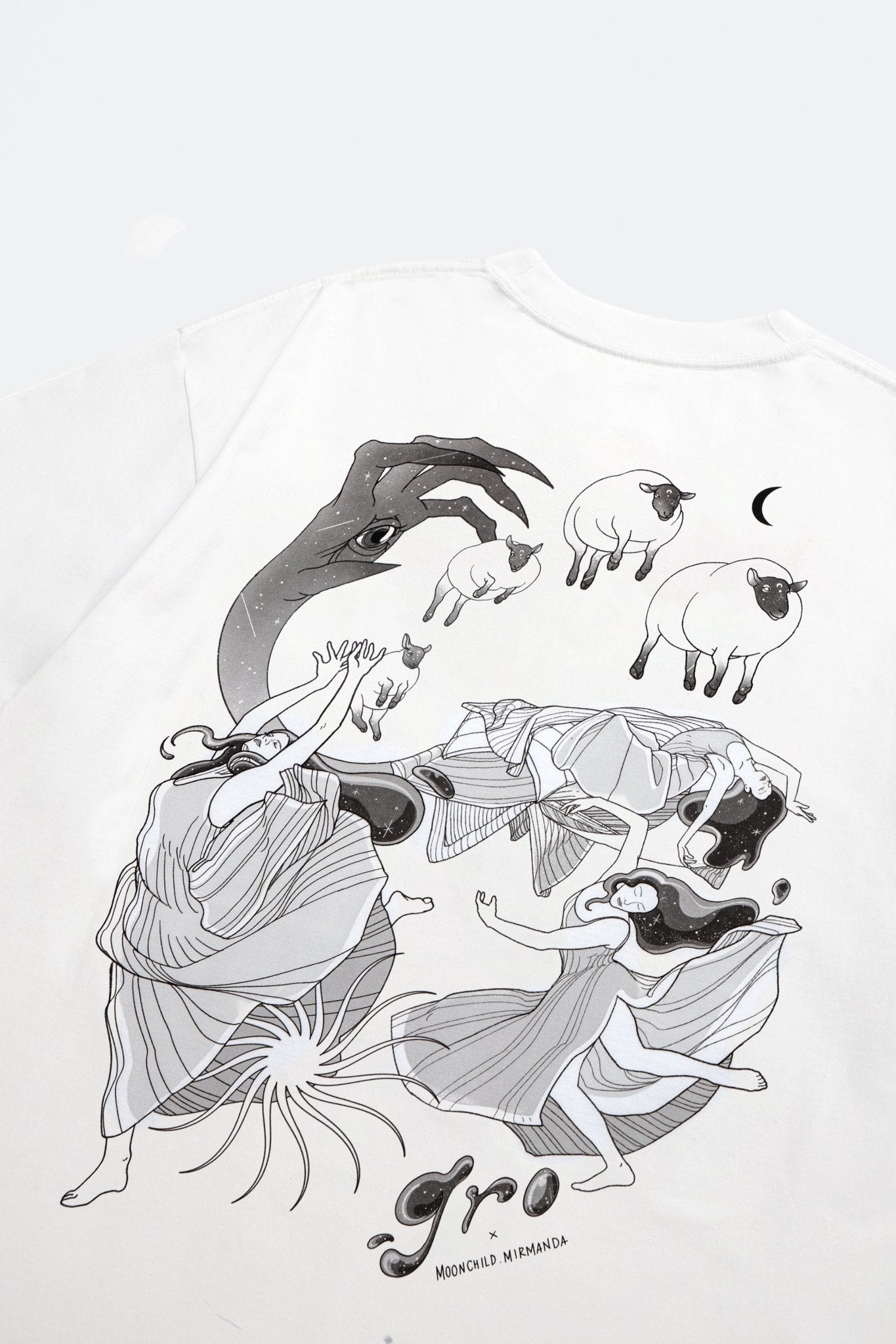 GROCERY X MOONCHILD LUCID DREAMING TEE/ WHITE - GROGROCERY
