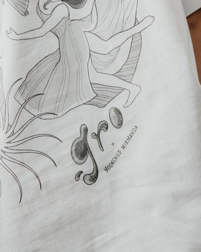 GROCERY X MOONCHILD LUCID DREAMING TEE/ WHITE - GROGROCERY