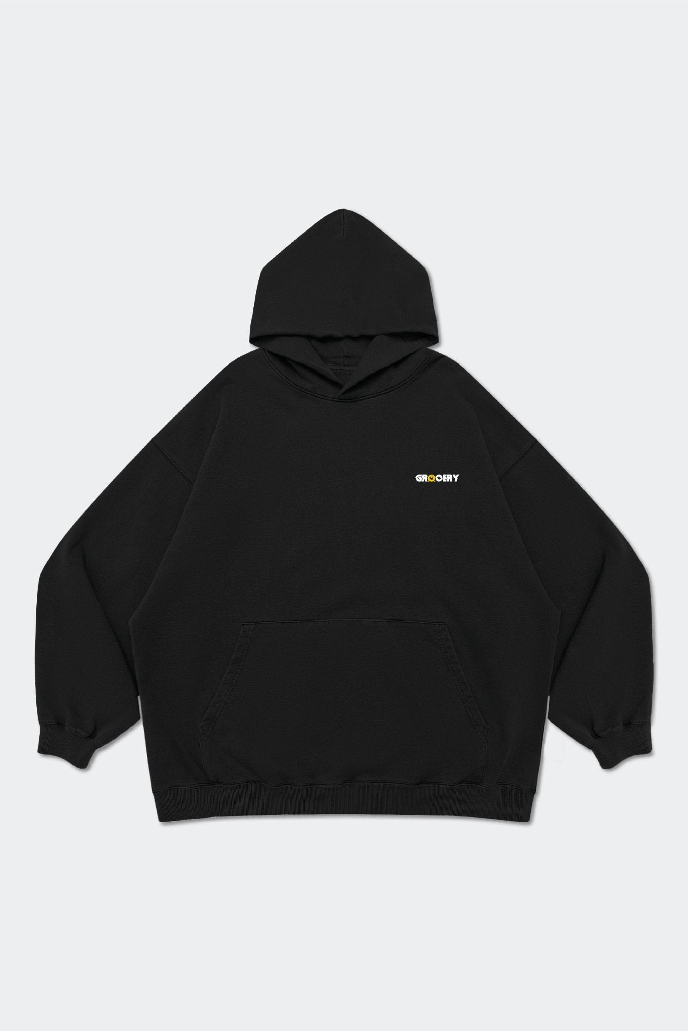 GROCERY x MR. MEN STUDIO HOODIE/ BLACK - GROGROCERY