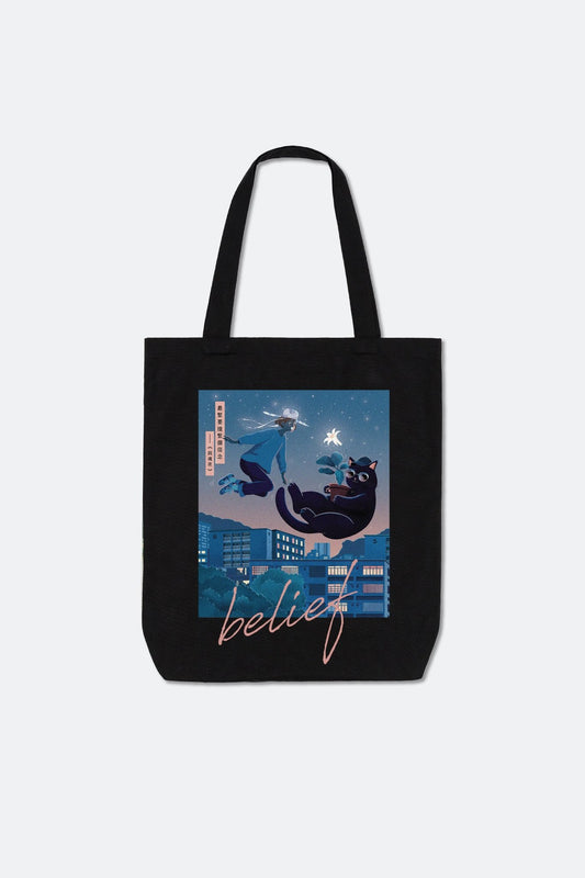 Grodesign - Belief Black Tote by MissQuai - GROGROCERY