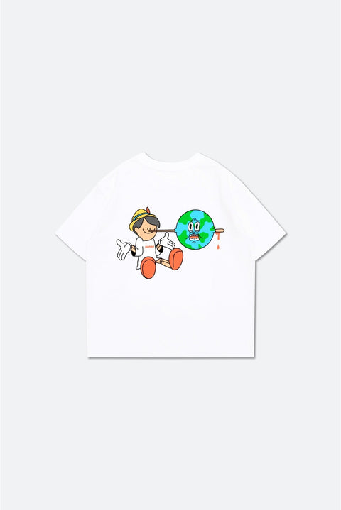 Grodesign Kids - 21st Pinocchio White tee by 2timesperday - GROGROCERY