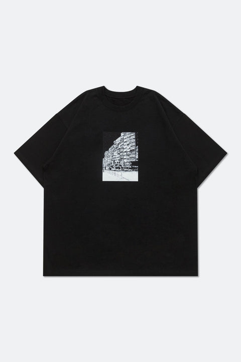 Grodesign - Sin City (Kowloon City) Black tee by Penso - GROGROCERY