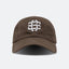GROSPORTS LIGHT WASHED EMBROIDERY LOGO CAP/ BROWN - GROGROCERY