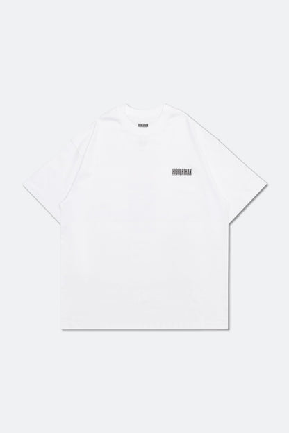 HIGHERTHAN TEE/ WHITE - GROGROCERY