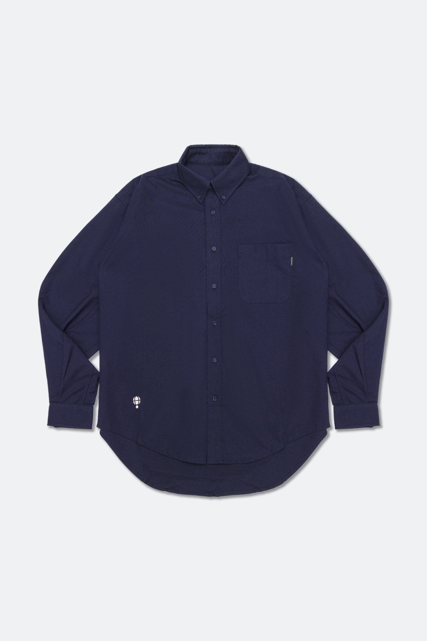 HOOGAH Balloon oversized shirt/ Navy - GROGROCERY