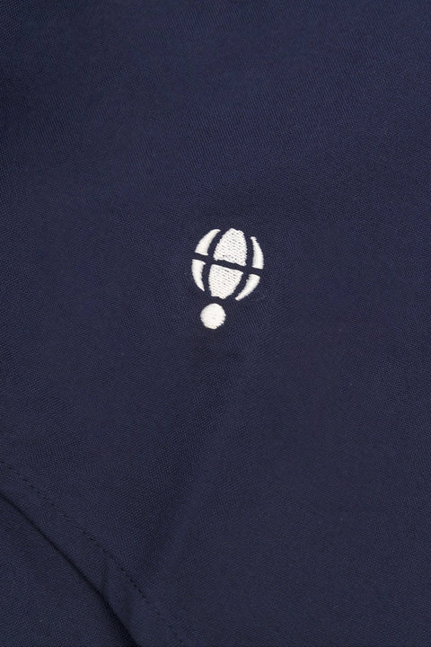 HOOGAH Balloon oversized shirt/ Navy - GROGROCERY