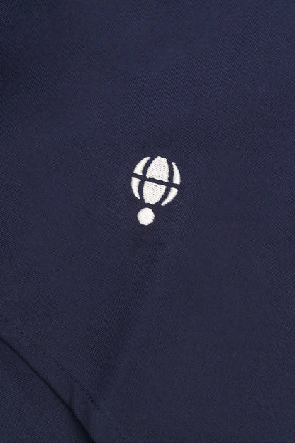 HOOGAH Balloon oversized shirt/ Navy - GROGROCERY