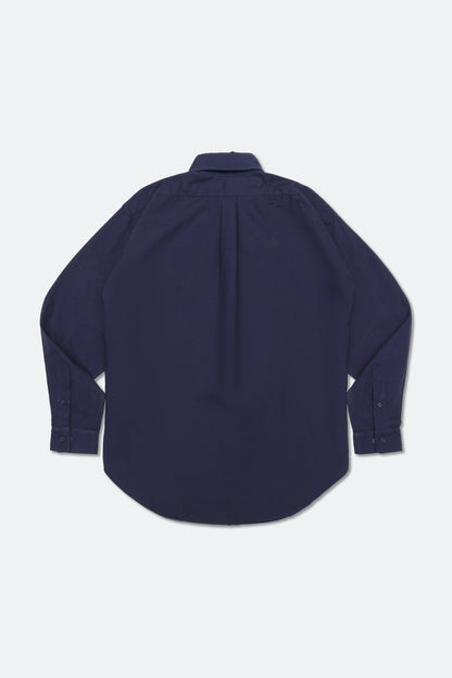 HOOGAH Balloon oversized shirt/ Navy - GROGROCERY