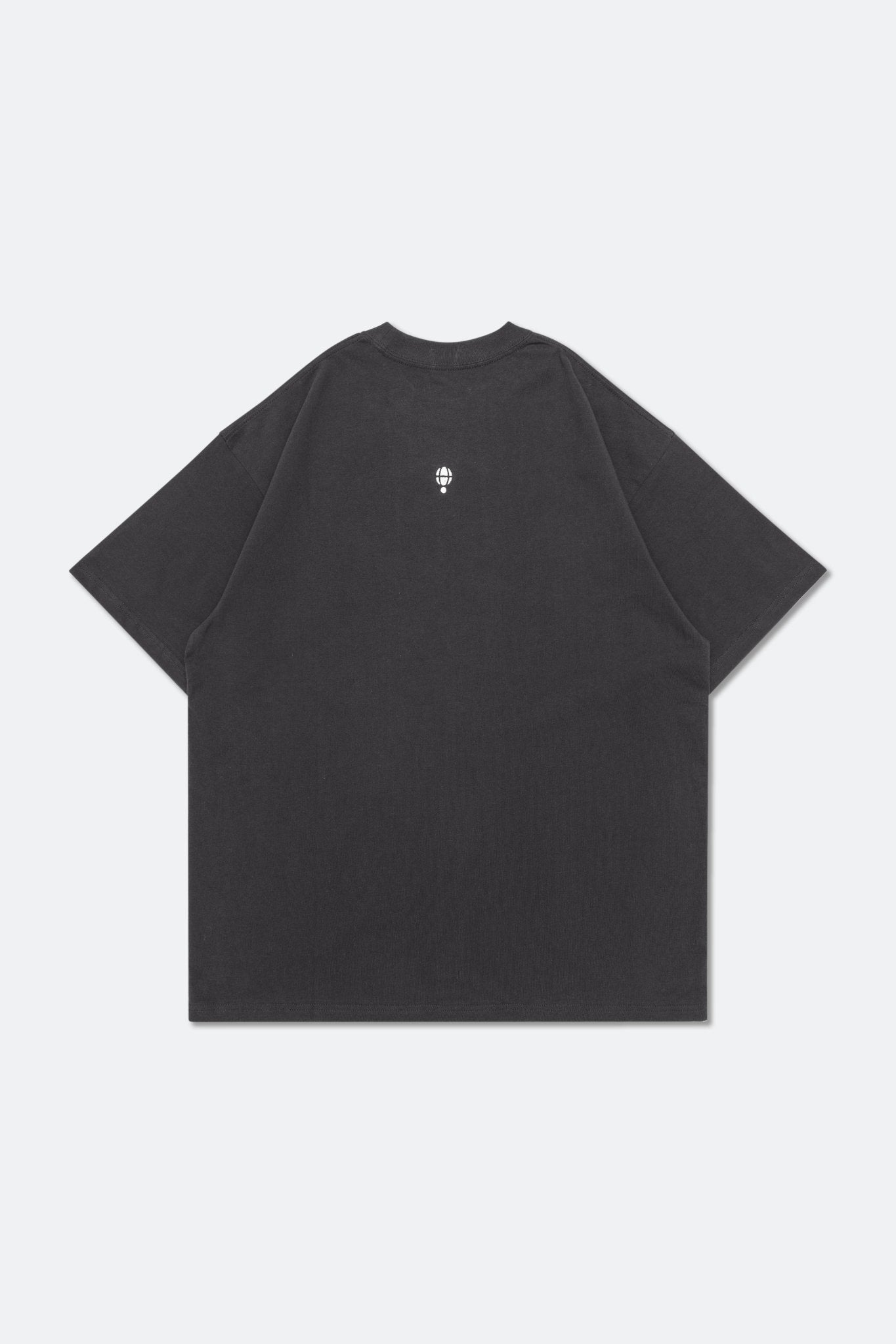 HOOGAH Embroidery balloon tee/ Dark Grey - GROGROCERY