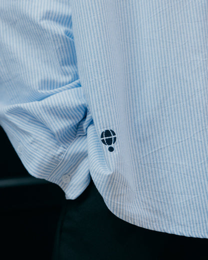 HOOGAH FW23 Balloon oversized shirt/ Stripe - GROGROCERY