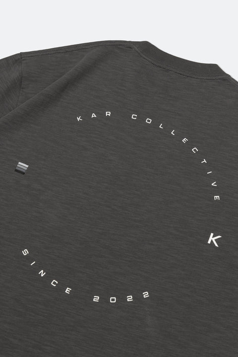 Kar Collective 01 Logo Tee/ Dary grey - GROGROCERY