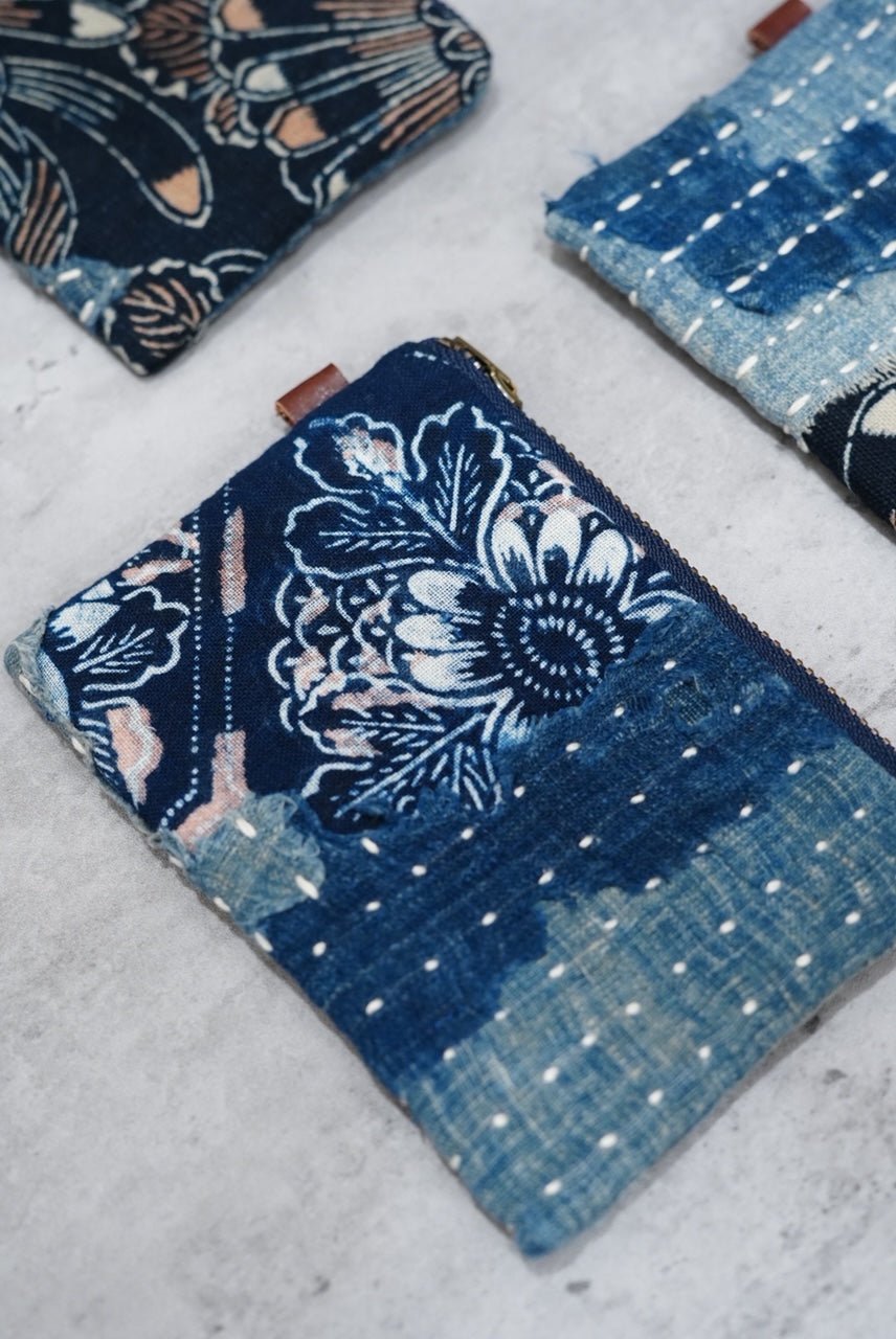 M.ATO The Flow Katazome Coin Bag - GROGROCERY