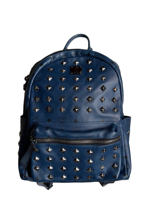 MCM Stark Leather Backpack - GROGROCERY