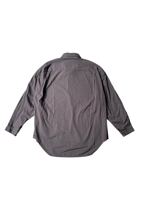 Meanswhile Fly Side OP Shirt/ Charcoal - GROGROCERY
