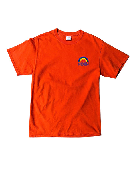 Noah Rainbow Graphic Tee/ Orange - GROGROCERY