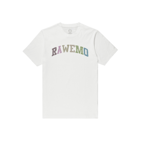 RAWEMOTIONS RAWEMO Rhinestone Arc Logo Tee/ White - GROGROCERY