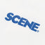 SCENE CLASSIC T-SHIRT / WHITE & BLUE - GROGROCERY