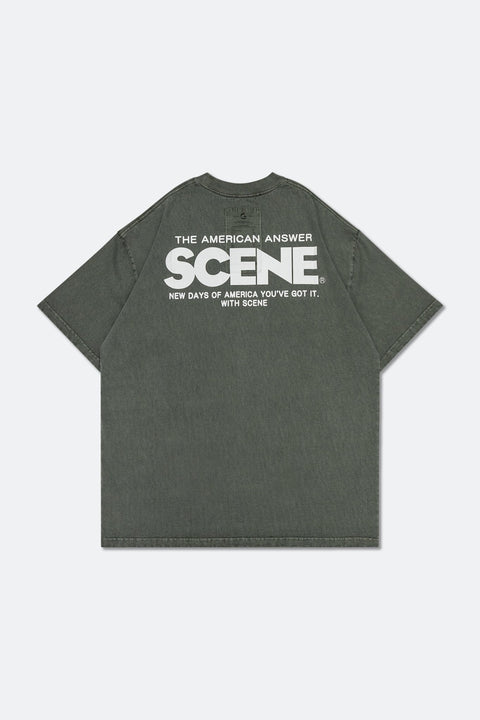 SCENE X GROCERY CLASSIC WASHED POCKET INVOICE/ OLIVE - GROGROCERY