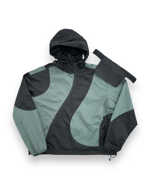 Seek & Destroy Asymmetric-Zip Hooded Jacket - GROGROCERY