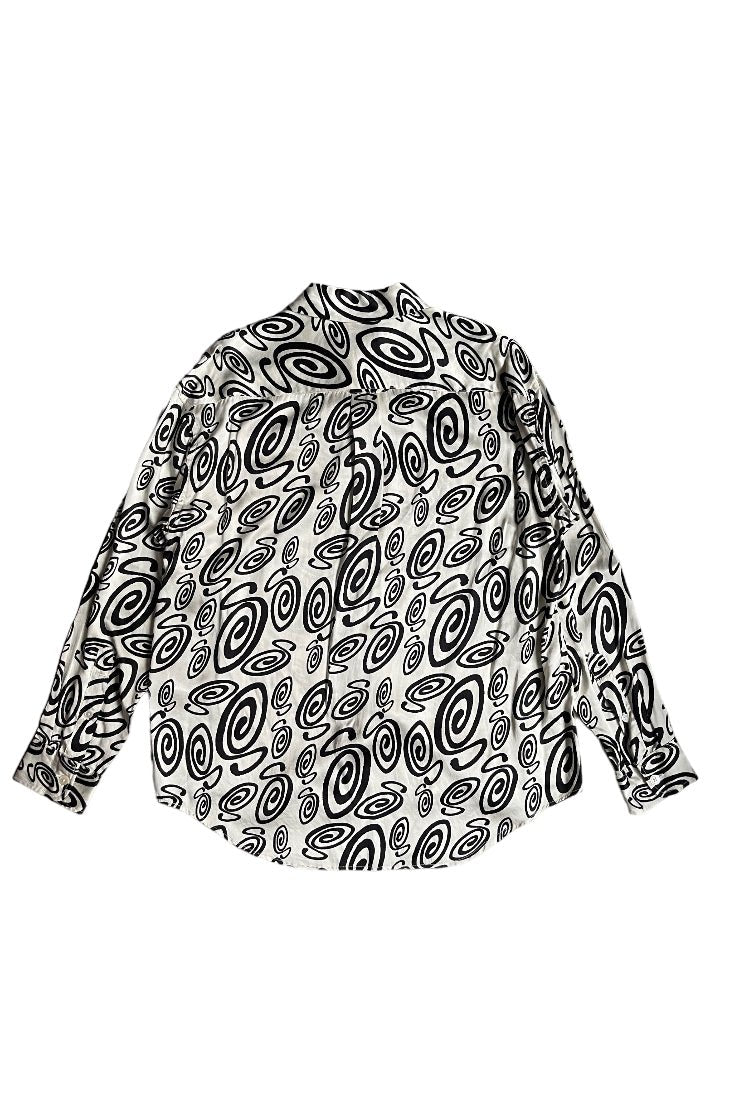 Stussy Swirly Silk Shirt - GROGROCERY