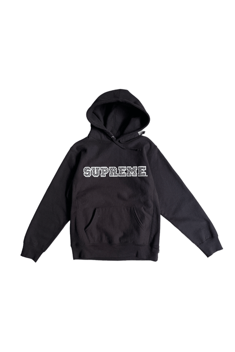 Supreme FW19 "Who is f*cking us over the most?" Black Hoodie - GROGROCERY