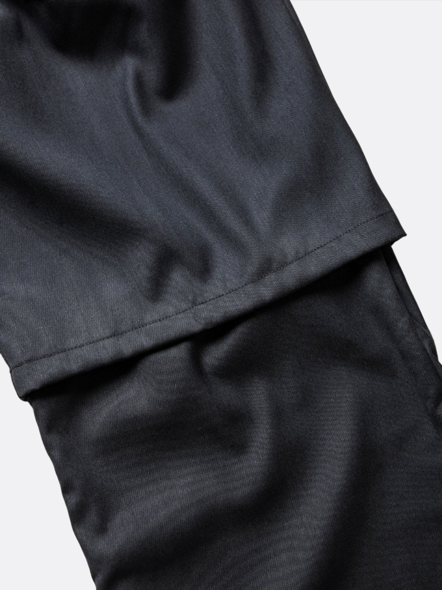 THEGREATMISTAKE. DOUBLE LAYER PANTS/ BLACK - GROGROCERY