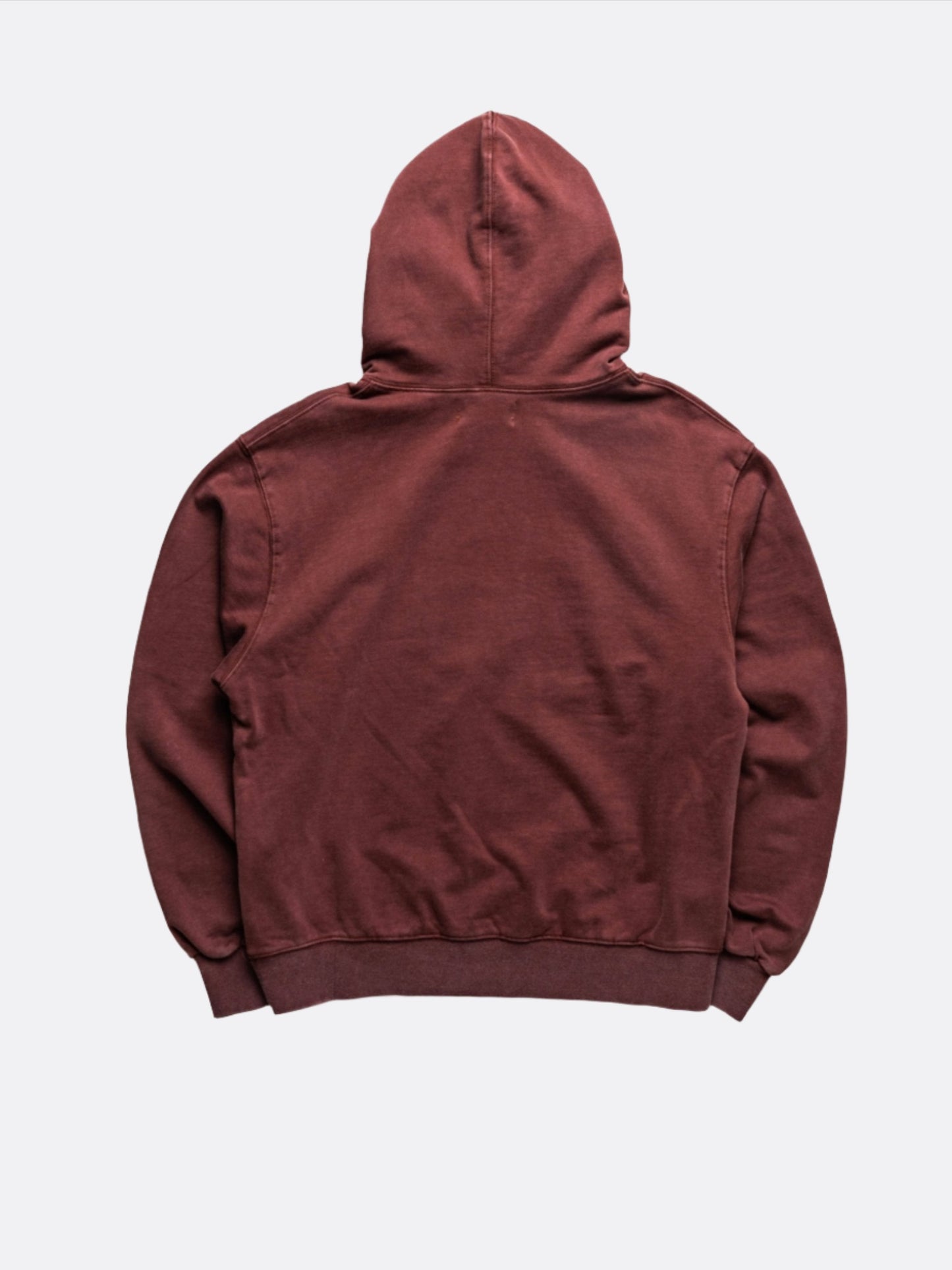THEGREATMISTAKE. LOGO HOODIE/ BURGUNDY - GROGROCERY