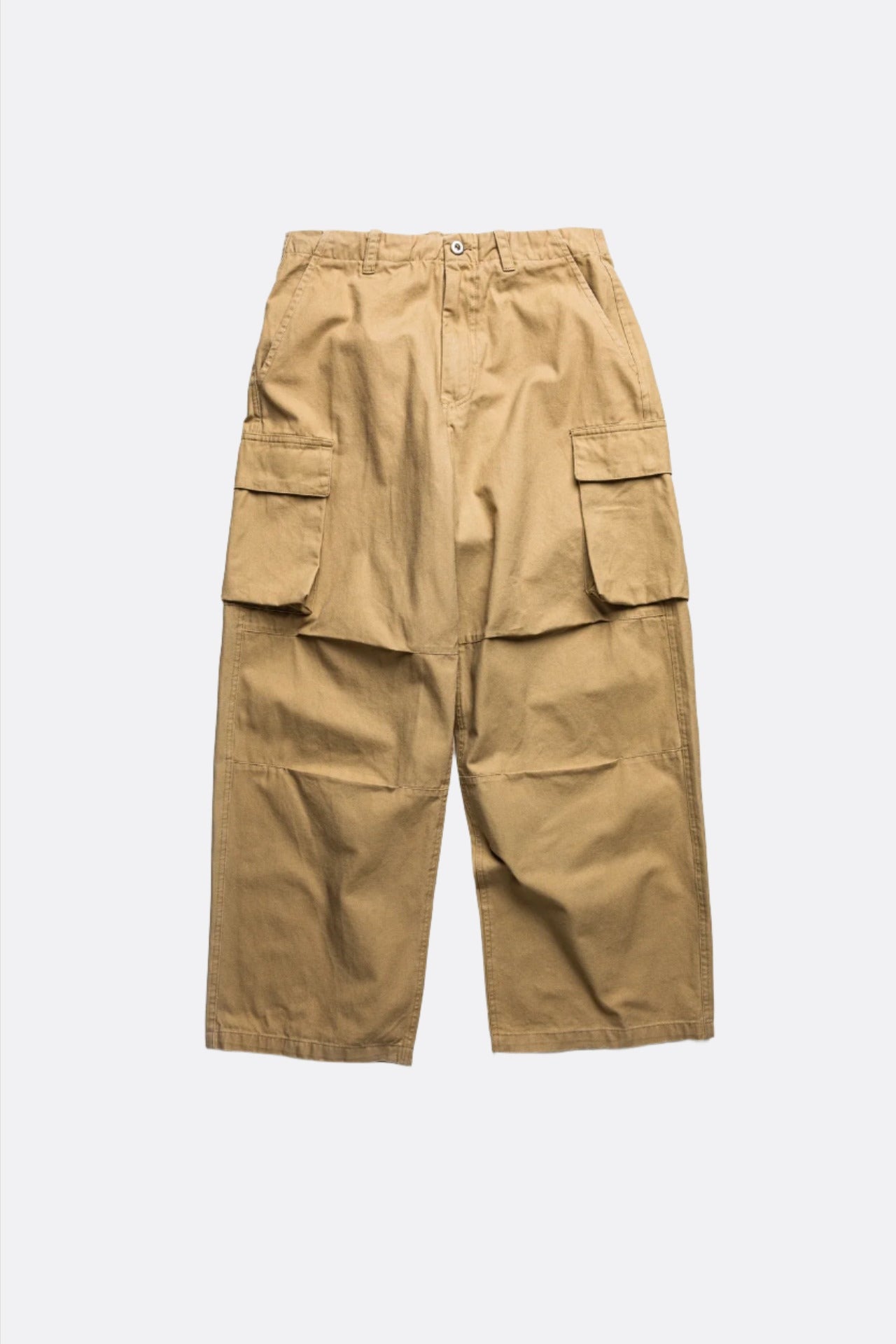 THEGREATMISTAKE MISTAKE. CARGO PANTS/ BEIGE - GROGROCERY