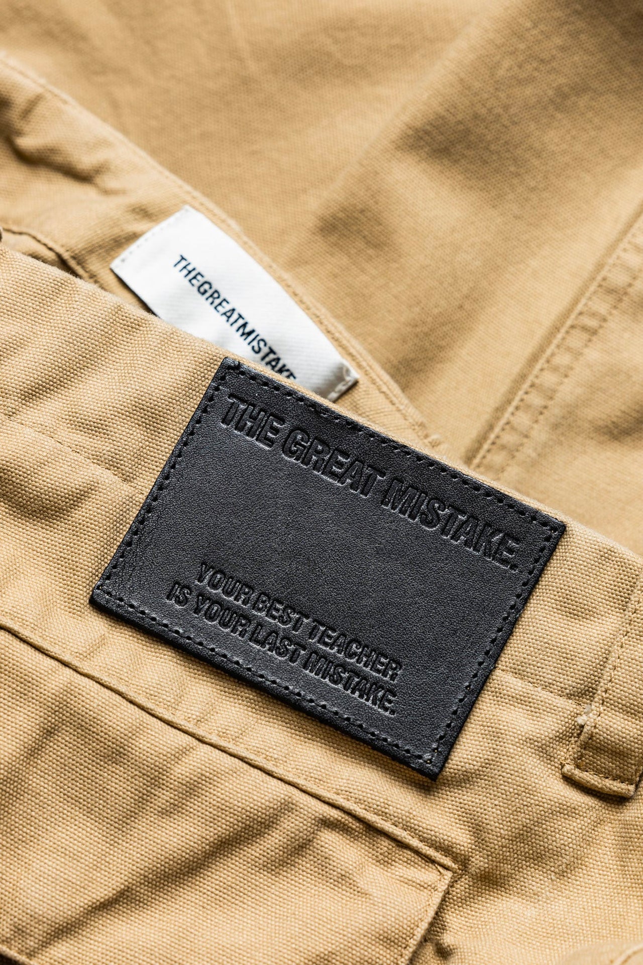 THEGREATMISTAKE MISTAKE. CARGO PANTS/ BEIGE - GROGROCERY