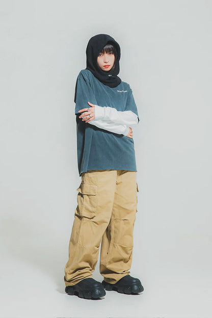 THEGREATMISTAKE MISTAKE. CARGO PANTS/ BEIGE - GROGROCERY