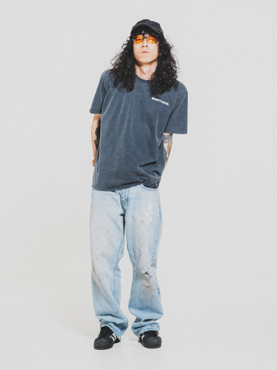 THEGREATMISTAKE. RELAXED VINTAGE DENIM/ BLUE - GROGROCERY