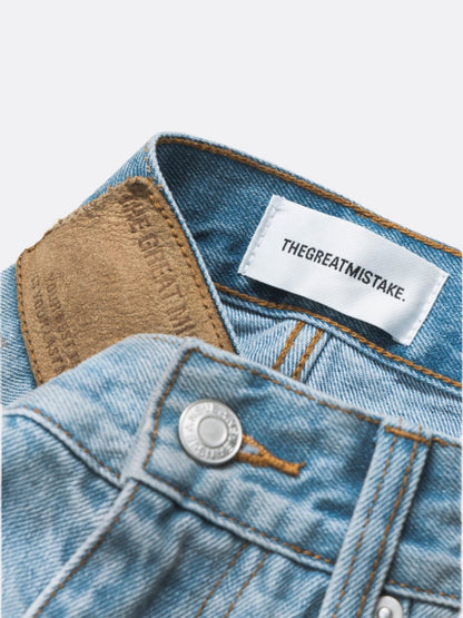 THEGREATMISTAKE. RELAXED VINTAGE DENIM/ BLUE - GROGROCERY