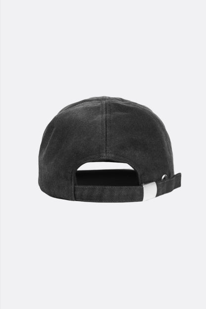 THEGREATMISTAKE. VINTAGE DENIM CAP/ BLACK - GROGROCERY