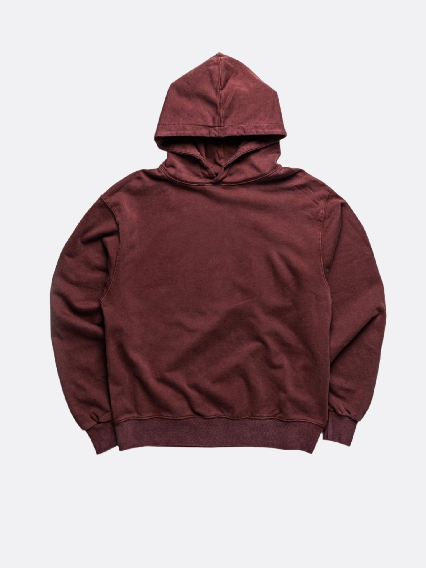 THEGREATMISTAKE. WASHING HOODIE/ BURGUNDY - GROGROCERY