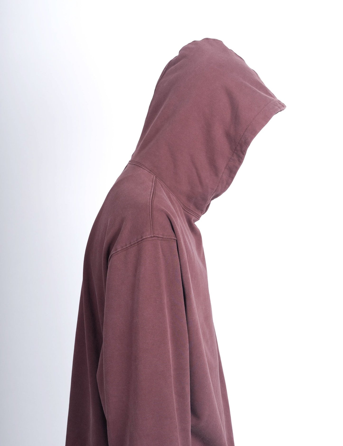 THEGREATMISTAKE. WASHING HOODIE/ BURGUNDY - GROGROCERY