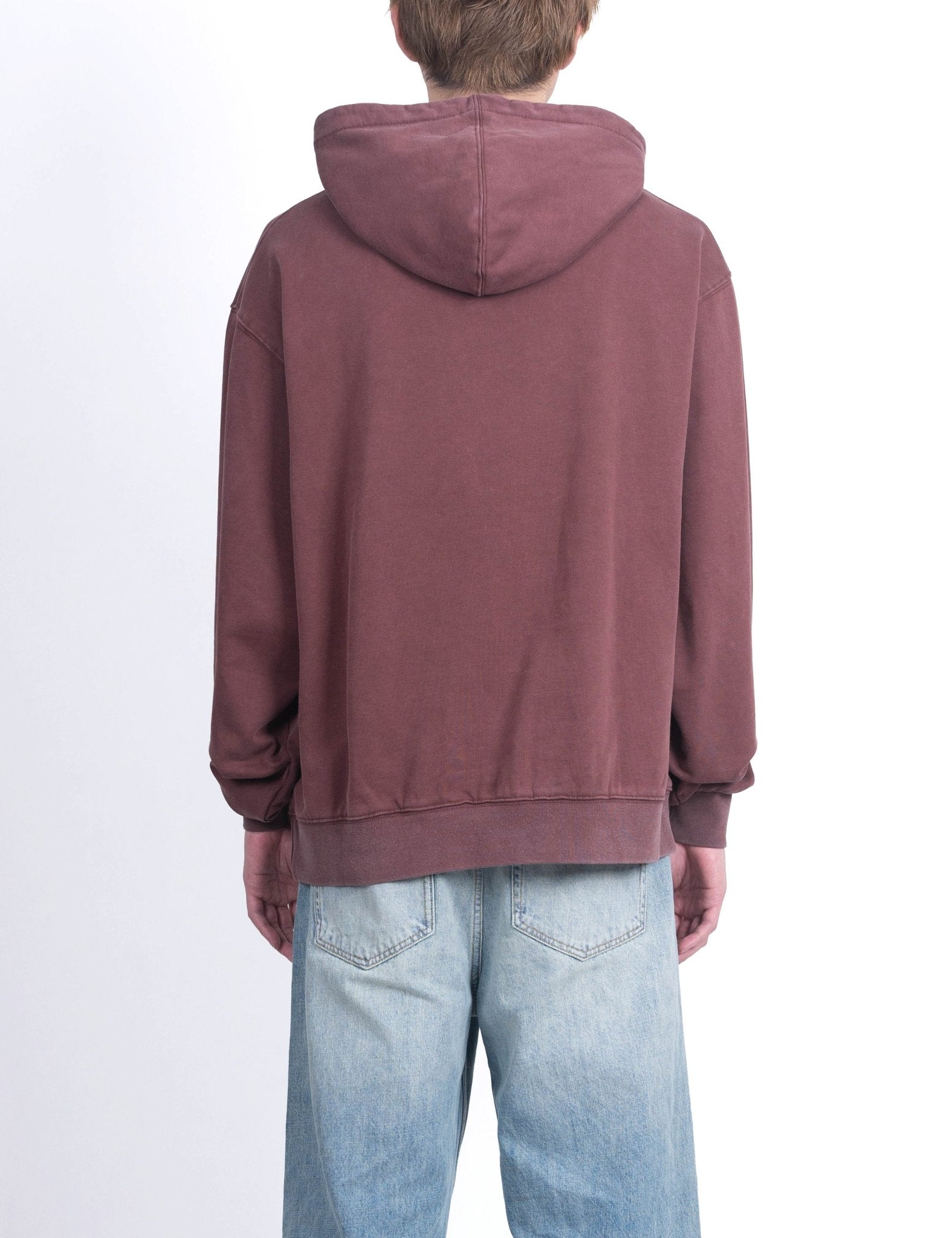 THEGREATMISTAKE. WASHING HOODIE/ BURGUNDY - GROGROCERY