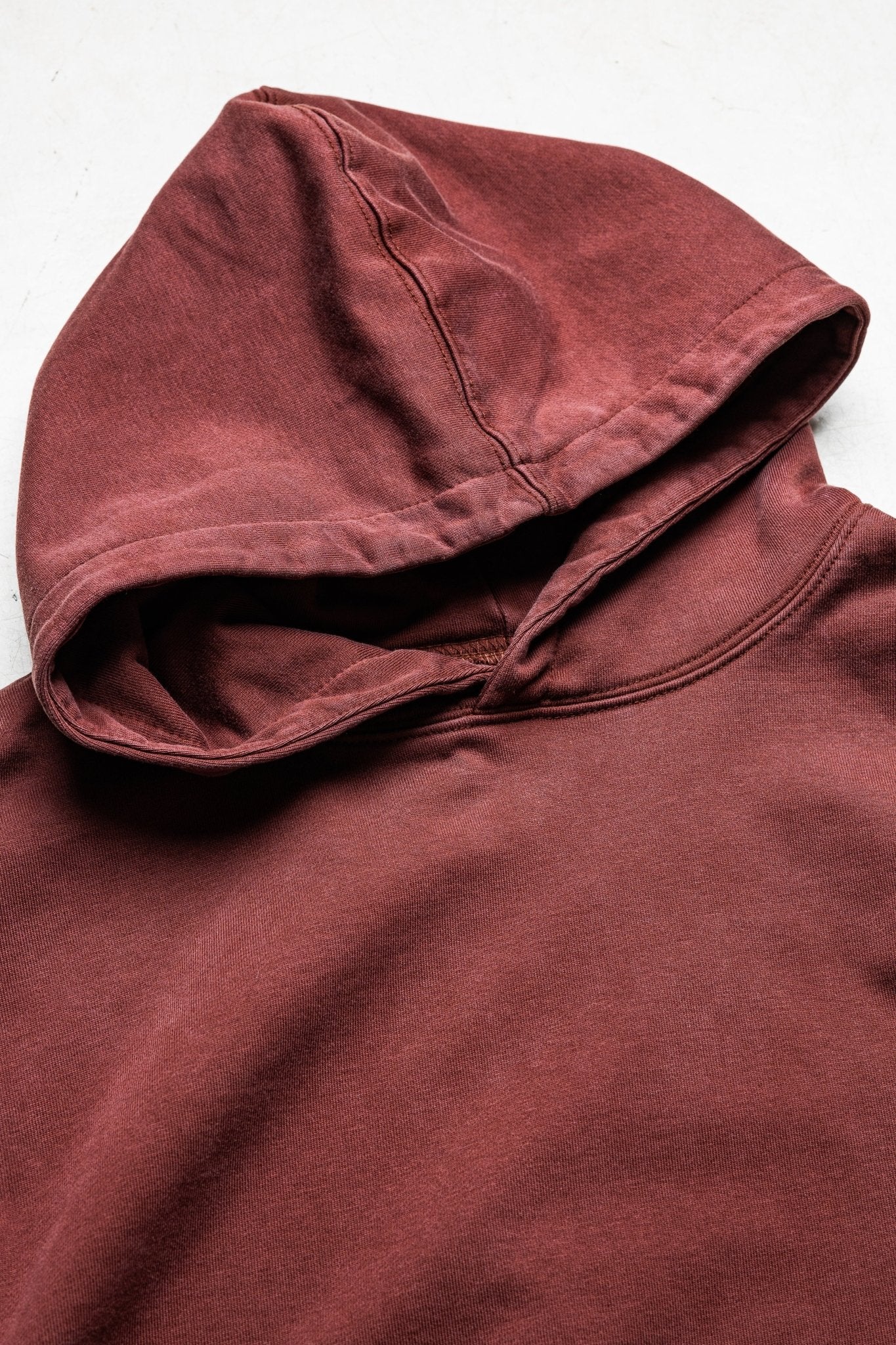 THEGREATMISTAKE. WASHING HOODIE/ BURGUNDY - GROGROCERY