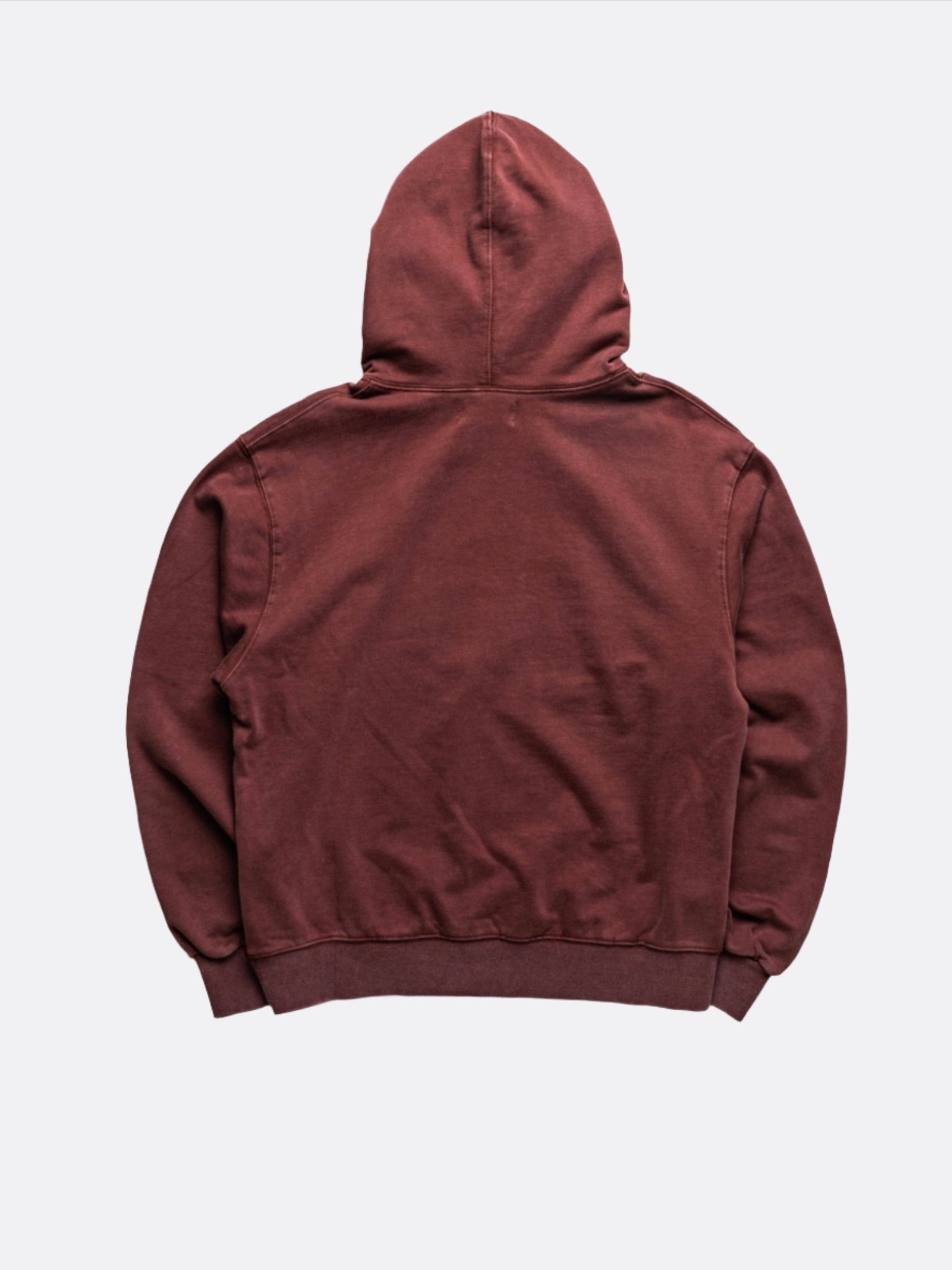 THEGREATMISTAKE. WASHING HOODIE/ BURGUNDY - GROGROCERY