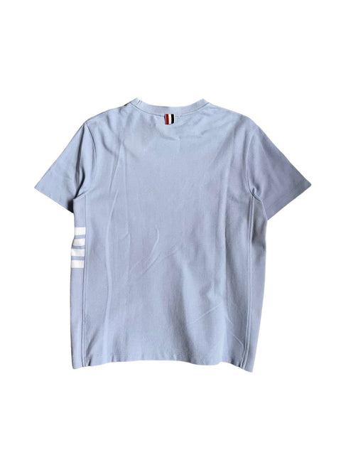 Thom Browne Pique 4 Bar T-Shirt - GROGROCERY