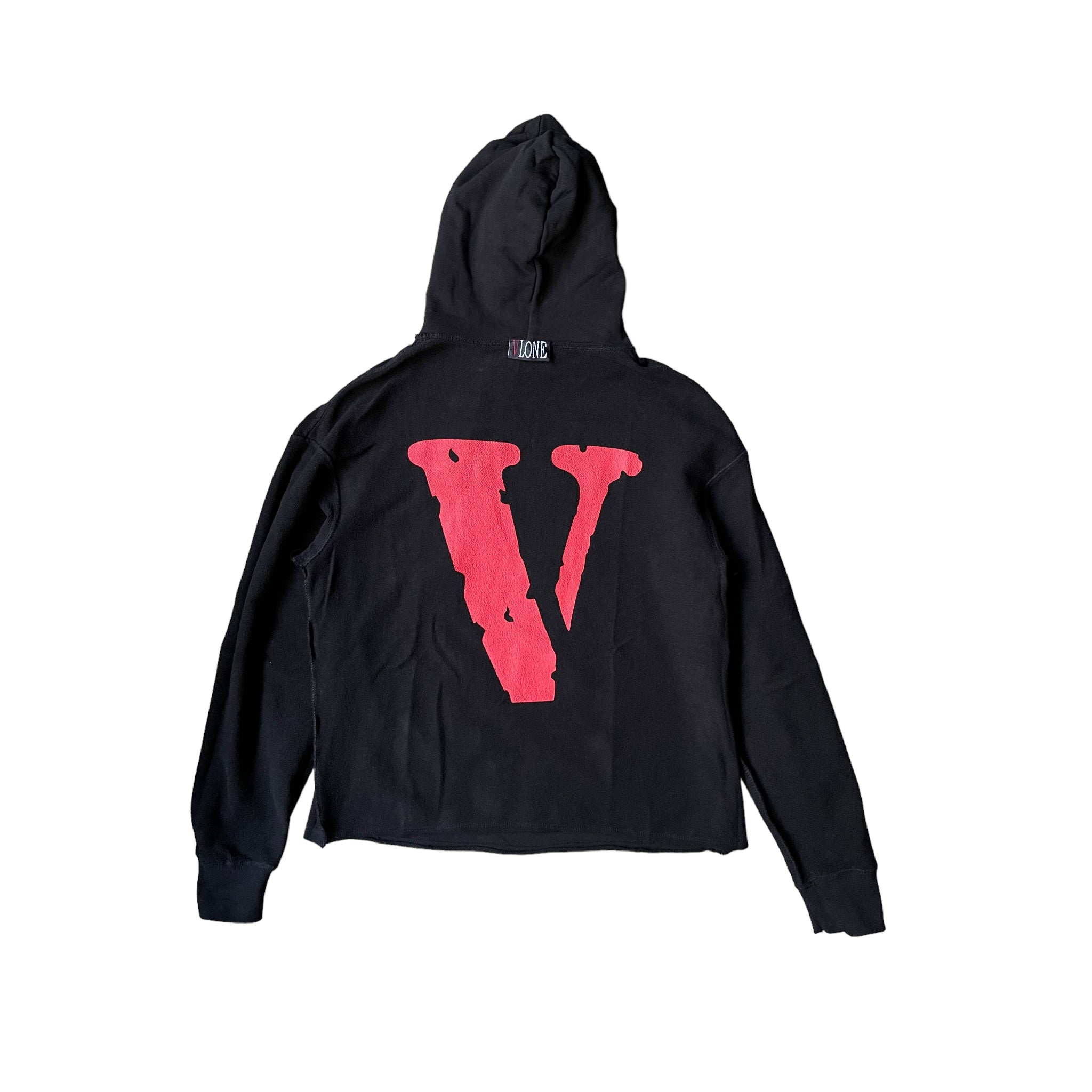 Black vlone clearance hoodie