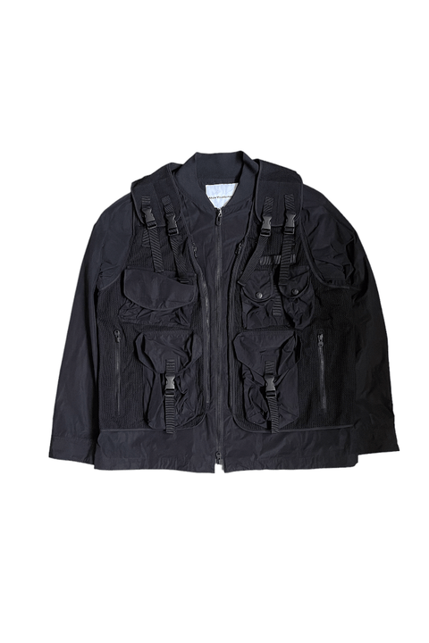 WHITE MOUNTAINEERING POCKETED MILITARY VEST - GROGROCERY