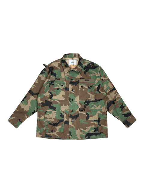 WTAPS Camo Military Jungle Shirt - GROGROCERY