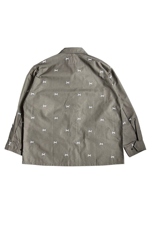 WTAPS Jungle Shirt Jacket /Grey - GROGROCERY